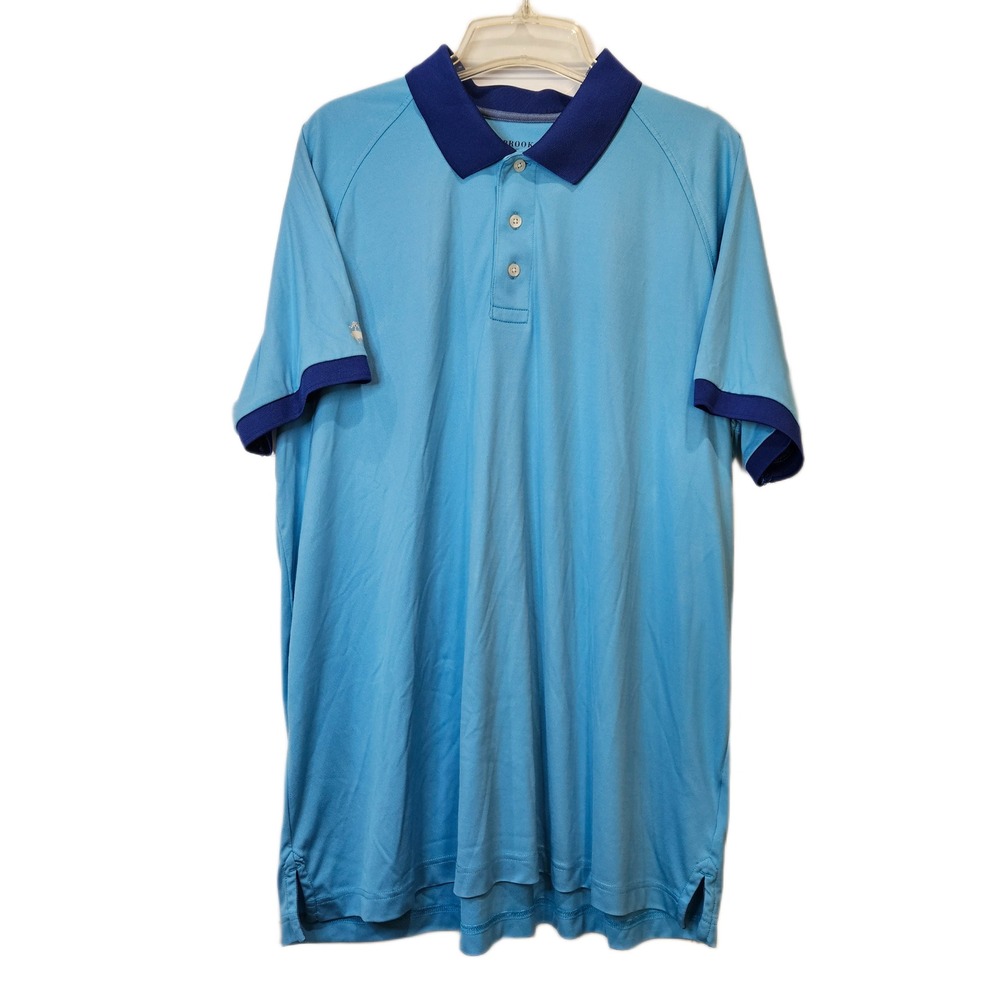 Brooks Brothers Blue Golf Polo Shirt‎ Size XXL